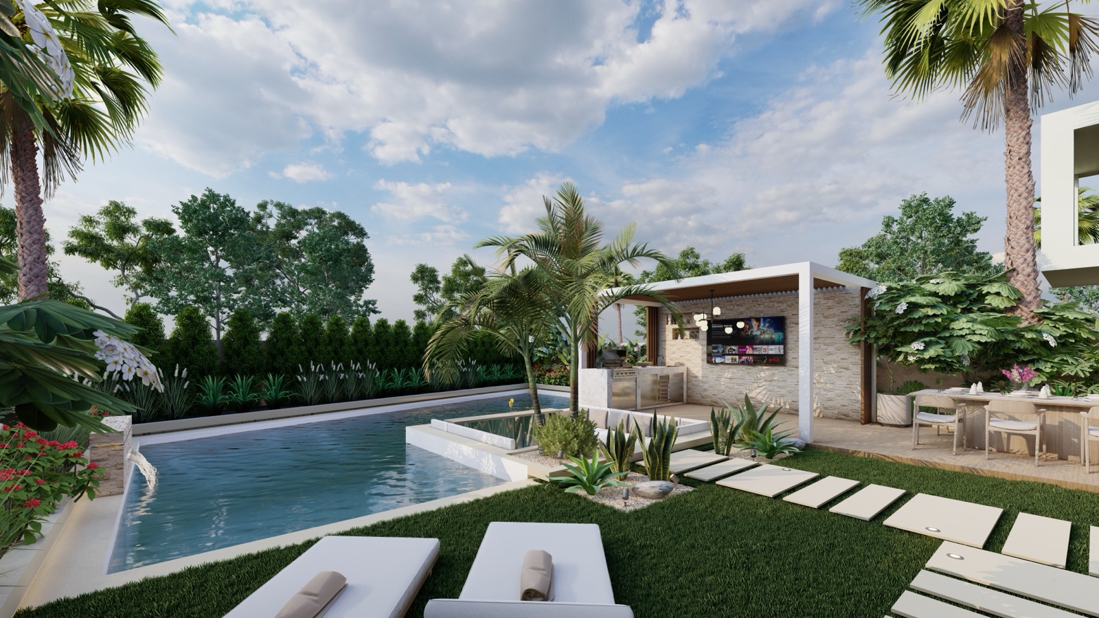Paradise Estate landscaping project